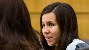 Jodi with defense attorney Jennifer Wilmott during a hearing on September 15, 2014.